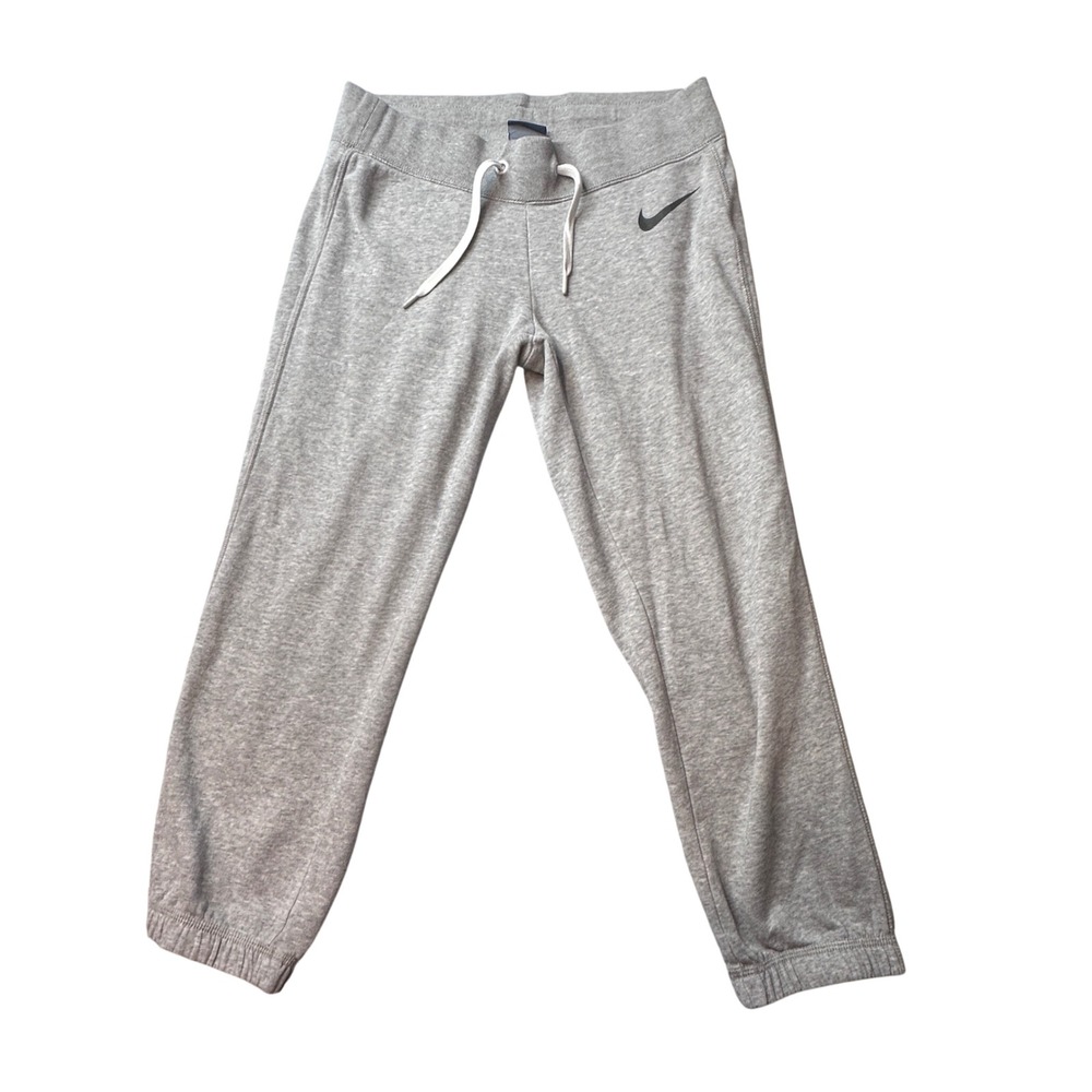 Nike Sweatpants Womens XS Gray 626929-063 Fleece Joggers Athletic Drawstring